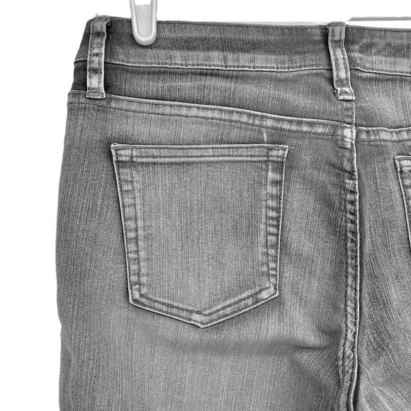 American Rag Cie Women's Super Skinny Stretch Grey Denim Jeans Size 9R Mid Rise - Picture 7 of 11